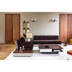 RED EDITION 3-Seat Sofa Stanley velvet with Tablet