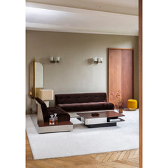 RED EDITION 3-Seat Sofa Stanley velvet with Tablet