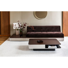 RED EDITION 3-Seat Sofa Stanley velvet with Tablet