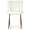 OPJET PARIS Chair Rosem Gold Legs White Terry Fabric
