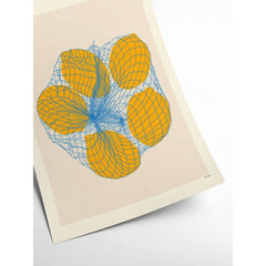 PSTR STUDIO Art Print Rosi Feist - Five lemons in a net bag