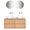 FURNIFIED Bathroom Furniture Set 17 Oak