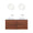 FURNIFIED Bathroom Furniture Set 5 Walnut White Marble Porcelain