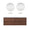 FURNIFIED Bathroom Furniture Set 10 Walnut