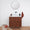 FURNIFIED Bathroom Furniture Set 22 White Marble Walnut