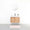 FURNIFIED Bathroom Furniture Set 7 Oak White Marble