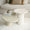 FURNIFIED Side Table Loches Grey Travertine