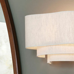 MARKET SET Wall Light Pebble Fabric 25cm