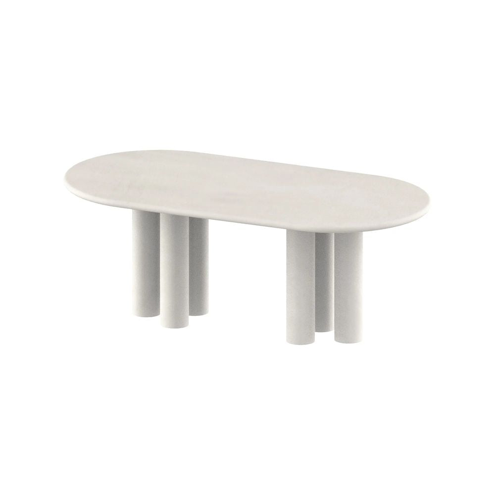 FURNIFIED Dining Table Kimberly Microskin