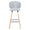 ZAGO Bar Stool Tiago Beech Legs Fabric 65cm