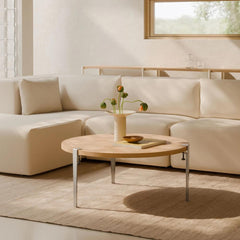 TIPTOE Coffee Table Core Solid Oak 90/120cm