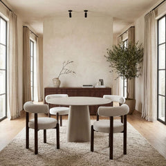 ZAGO Dining Table Trefle Glass 120cm
