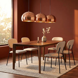 ZAGO Dining Chair Kota Metal Legs Fabric