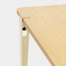 TIPTOE X HEJU Dining Table Lobo Oak Steel Legs 120cm