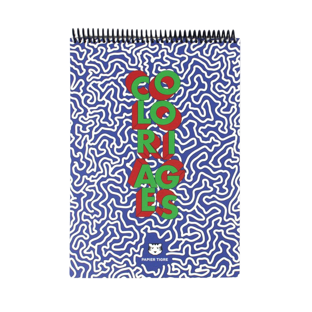 PAPIER TIGRE A4 Coloring Book