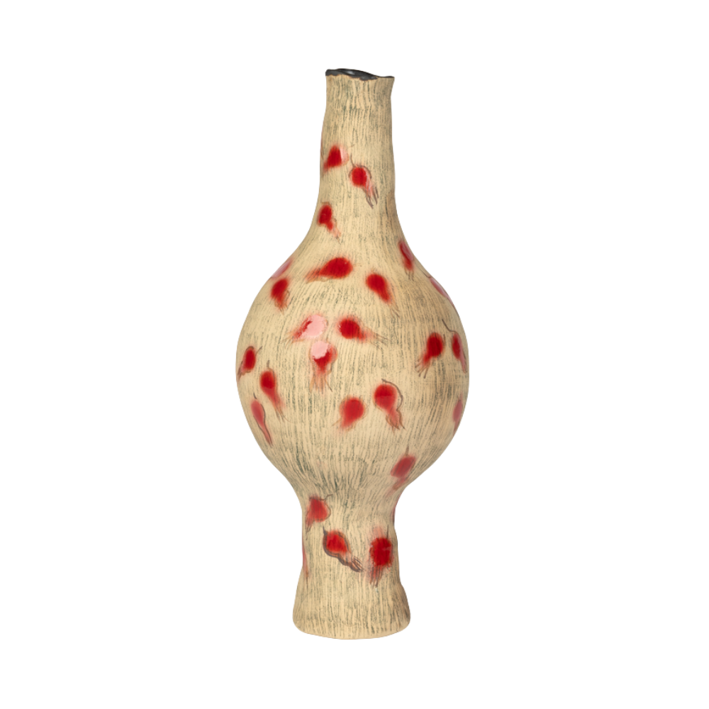 61 - Martina Priehodová, "Rose Bush 4", 15x15x26cm, 2025.