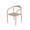 FURNIFIED Dining Chair Dubbo Rattan Oak