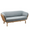 ORCHID EDITION Sofa Boa Rattan Brema Fabric