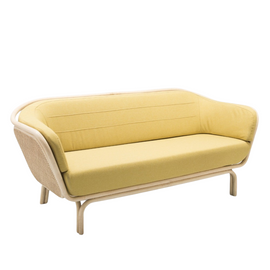 ORCHID EDITION Sofa Boa Rattan Medley Fabric
