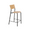 TIPTOE Bar Stool SSD Oak Steel Legs 65cm