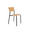 TIPTOE Chair SSD Oak Wood Steel Legs 82cm