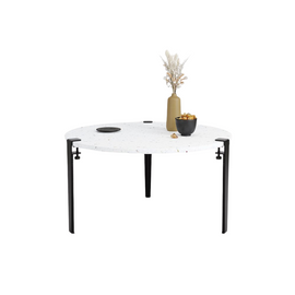 TIPTOE Coffee Table Venezia Recycled Plastic Steel Legs ø80cm