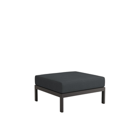 TIPTOE Ottoman Corner Unit Easy Gabriel Fabric Graphite Black Steel 83cm