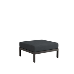 TIPTOE Ottoman Corner Unit Easy Gabriel Fabric Graphite Black Steel 83cm
