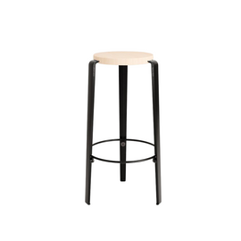 TIPTOE Stool Big Lou Beech Steel Legs 75cm