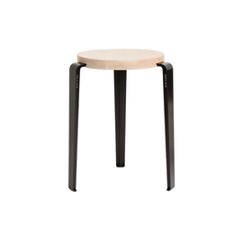 TIPTOE Stool Lou Beech Steel Legs 45cm