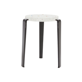 TIPTOE Stool Lou Recycled Plastic Venezia Steel Legs 45cm