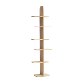 DRUGEOT Bookshelf Téhème Oak/ Walnut 220cm