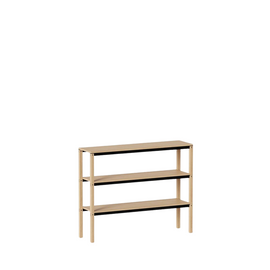 KANN DESIGN Bookshelf Tal 3 Tray Oak