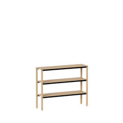 KANN DESIGN Bookshelf Tal 3 Tray Oak
