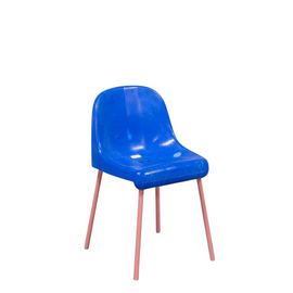 TOBIA ZAMBOTTI Chair “The Fan Chair” Blue & Pink