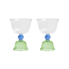 &KLEVERING Glass Tulip Set Of 2