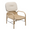 ORCHID EDITION Armchair Plus Rattan Migliore Fabric Ivory