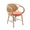ORCHID EDITION Dining Armchair Contour Rattan Capture Pink