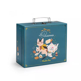 MOULIN ROTY Les Parisiennes ceramic tea dinette suitcase
