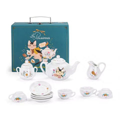 MOULIN ROTY Les Parisiennes ceramic tea dinette suitcase