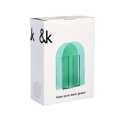 &KLEVERING Vase Arch Dark Green