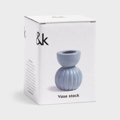 &KLEVERING Vase Stack Light Blue