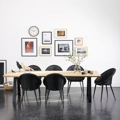 VINCENT SHEPPARD Dining Table Albert Square Base Natural Oak