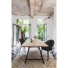 VINCENT SHEPPARD Dining Table Albert Square Base Natural Oak