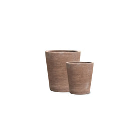 VINCENT SHEPPARD Set Of 2 Conic Plant Pot Saya 43/54cm