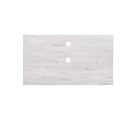 FURNIFIED Washbasin Plate Marcel Marble White