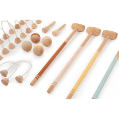 NOBODINOZ Wooden Mini Croquet Set