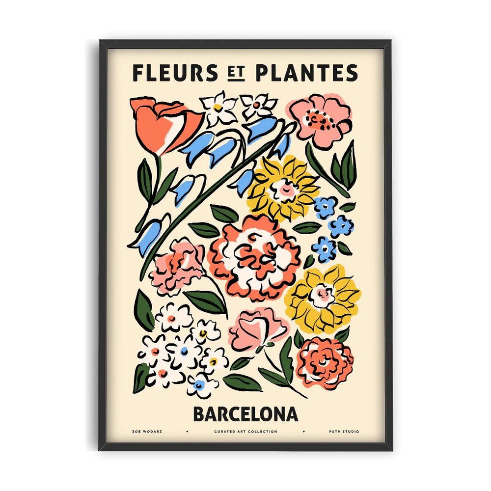 PSTR STUDIO Art Print - Zoe - Fleurs et Plantes - Barcelona