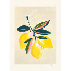 PSTR STUDIO Art Print Zoe - Lemons