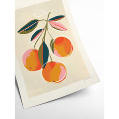 PSTR STUDIO Art Print Zoe - Oranges